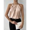 Women's Haute Couture Satin Shirt Summer Blouse