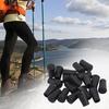 18x Walking Stick Tips,Hiking Pole Tips Protection Rubber Feet 12mm Diameter Trekking for