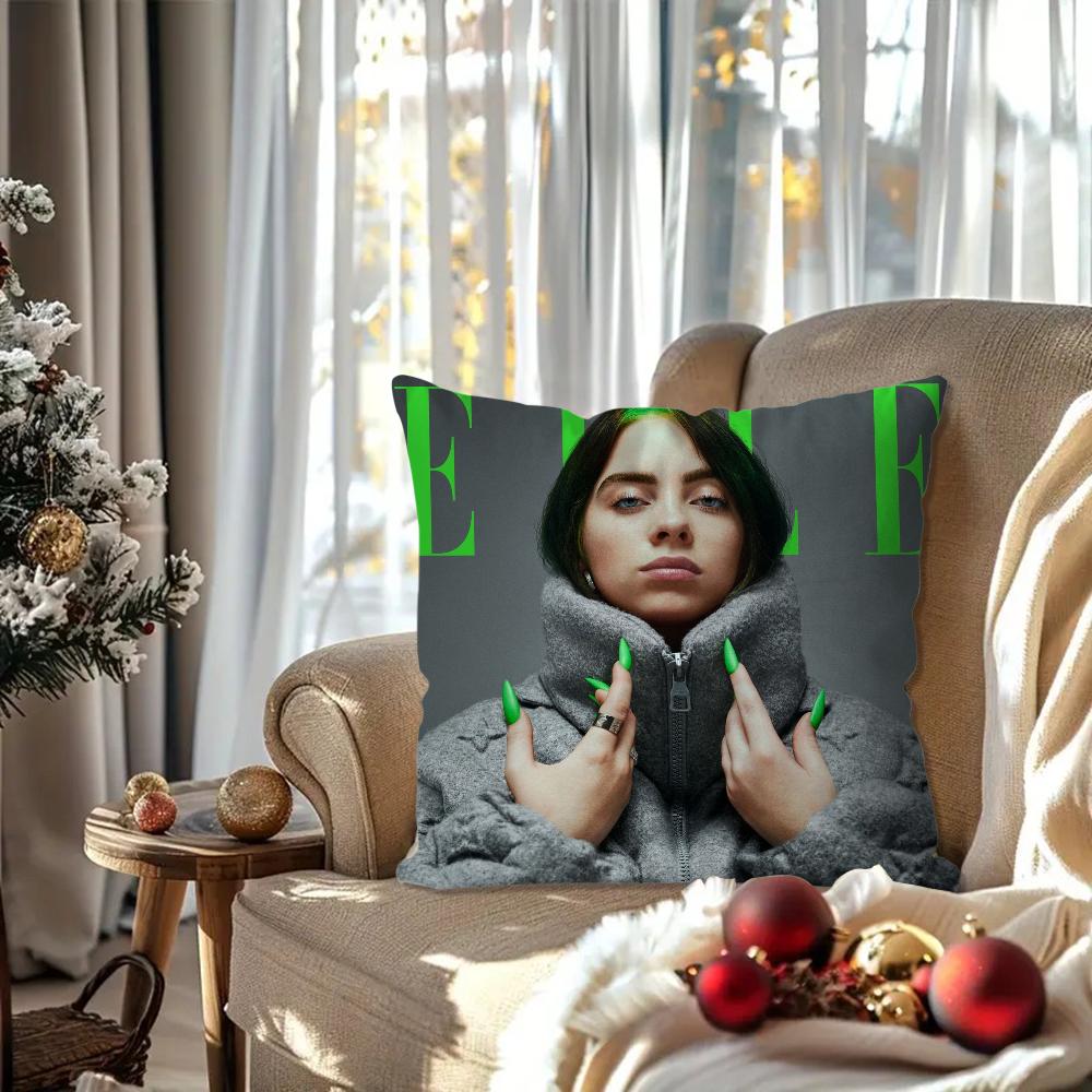 Singer B-Billies Pillow Case Square Pillow Bedroom Sofa Leisure Comfort Cushion Car Living Room Home Decoration 40X40