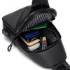 Sac bandoulière croisé poitrine décontracté pour homme en nylon