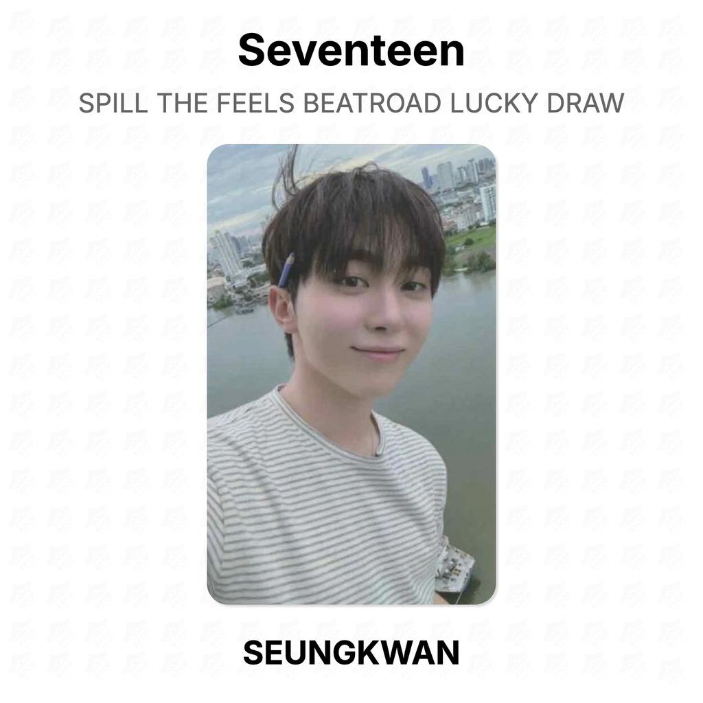 Seventeen SPILL THE FEELS BEATROAD LUCKY DRAW Official Photocard