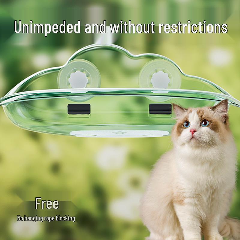 Universal Cat Hammock with Suction Cups - Wall-Mounted Hanging Bed for All Seasons
