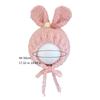 Toddlers Beanies with Adjustable Tie for Winter Outings Outdoor Play Headwear with Chin Strap Furry Hat