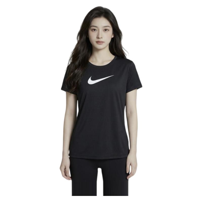 Nike Women's Short Sleeve Training T-Shirt Round Neck Quick-Dry FN2799-013