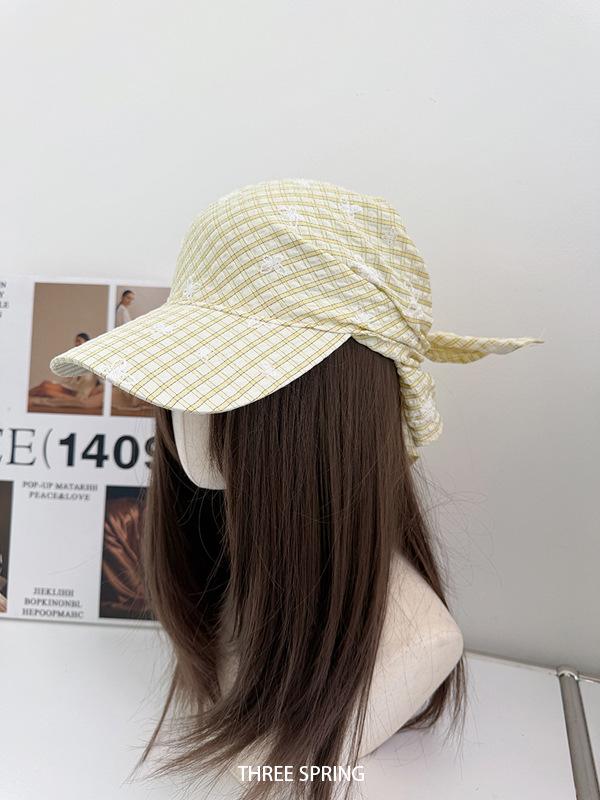 2026 New-Patterned Baseball Cap Women With Bowknot, Headscarf Turban Hat, Trendy Hop