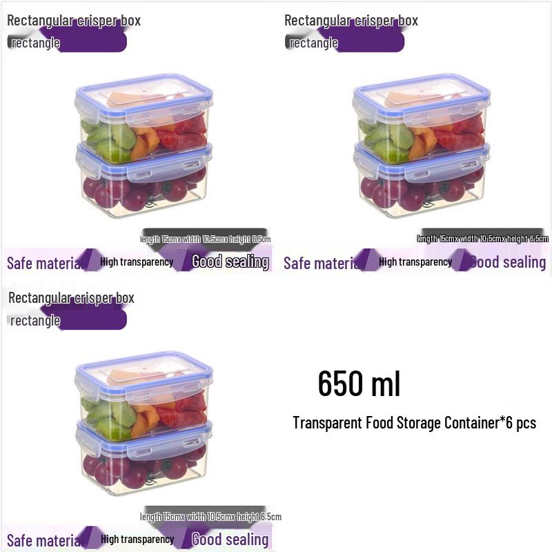 

Shuogang Tiangong 650ml Food Storage Containers (6-Pack)