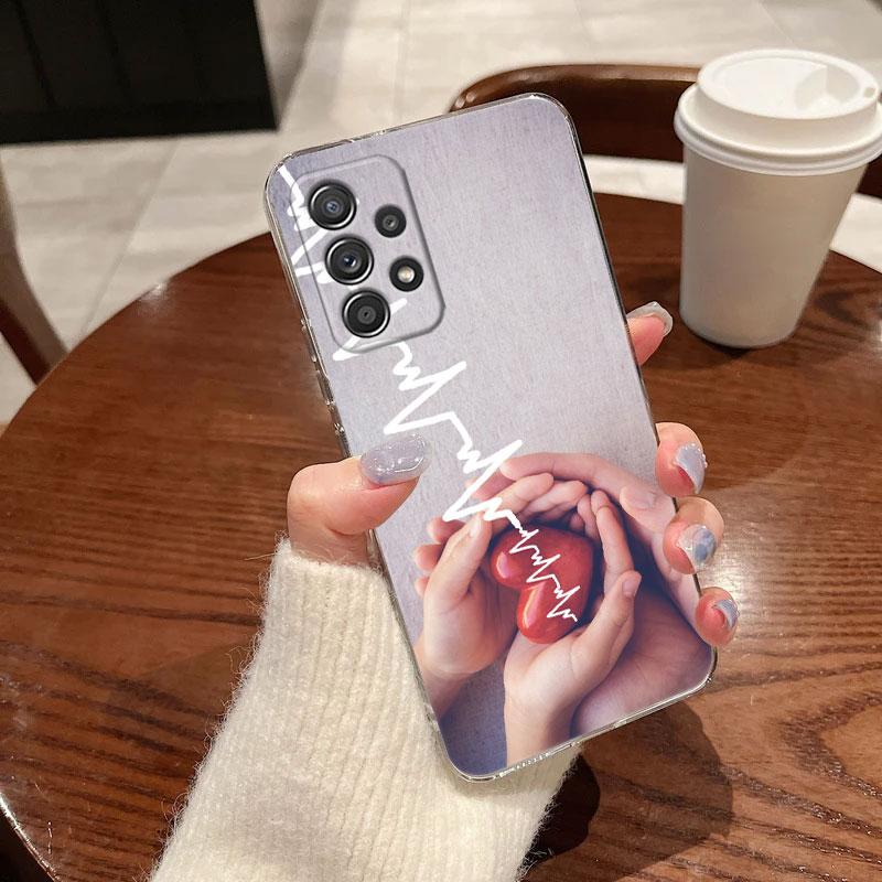 Nurse Medical Medicine Clear Phone Case For Samsung Galaxy A56 A57 A37 A55 A54 A36 A35 A26 A25 A16 A17 A07 A52 A34 A73 A53 Cover