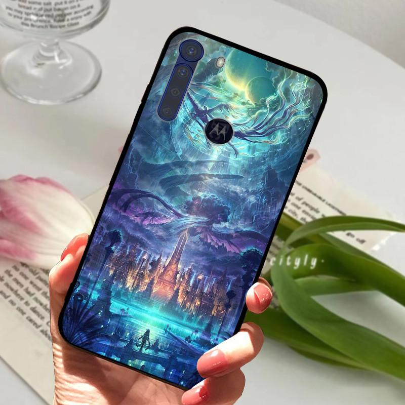 Phone Case For Moto One Fusion Plus Cover Marble Soft Silicone Protective Fundas for Motorola One Fusion Coque TPU Capas Fusion+