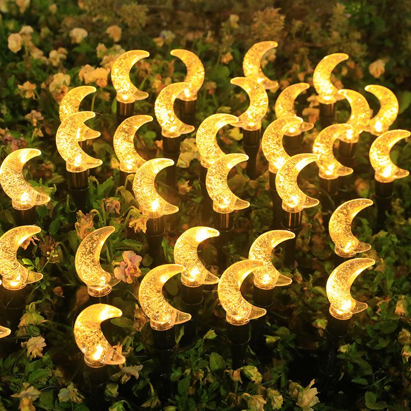20/30LED Outdoor Solar Bubbles Lawn Lamp String Set Landscape Decoration IP65 Waterproof Leds Solar-Powered Stake Lights for Garden Yard