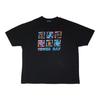 90s Abstract Art Graphic T-Shirt 3XL, Vintage Tower Bay Streetwear