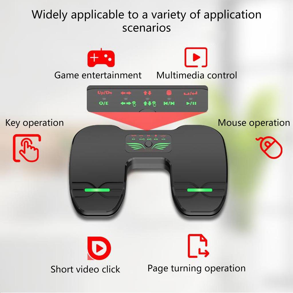 Multifunctional Silent Music Page Turner Pedal Rechargeable Wireless Page Turner Portable Foot Pedal Page Turner