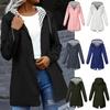 Nueva Chaqueta Impermeable 2 en 1 para Senderismo al Aire Libre, Cortavientos Casual Forrado de Forro Polar para Otoño e Invierno, para Actividades al Aire Libre