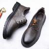 Elevator Shoes Business  Men Sneakers Height Increase Insole 5Cm Man Lift  Tall  Leather Spring Autumn