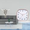 Vintage Bull Head Wall Clock Sculpture Art Hanging Decor for Farmhouse Bedroom Office Dining Room