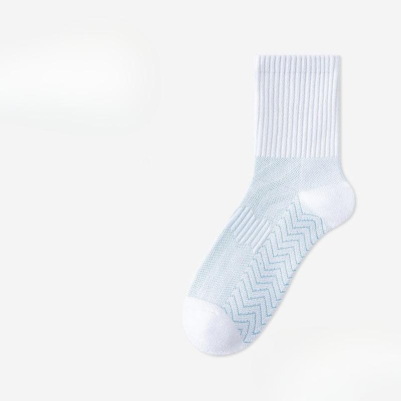 

Totowels Нижние спортивные носки для мужчин, Весенние хлопковые носки до середины икры, Летние влагоотводящие и устойчивые к запаху баскетбольные противоскользящие носки для мальчиков 1 pair