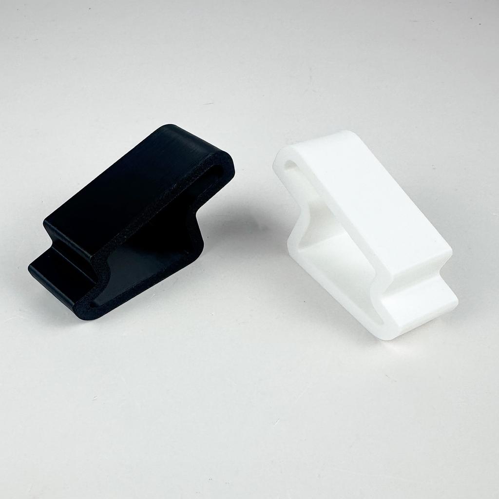 2pcs Window Stopper - Durable Plastic Door Stopper with Matte Finish, Easy Installation Under Door for Secure Window Closure
