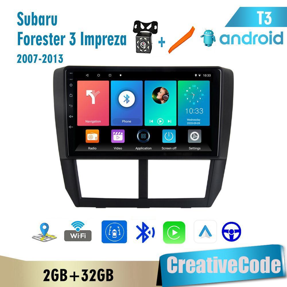 

Автомобильный радиоприемник на базе Android Carplay для Subaru Forester 3 Impreza 2007-2013, мультимедийный видеоплеер, GPS-навигация, WIFI, 2 + 32 ГБ