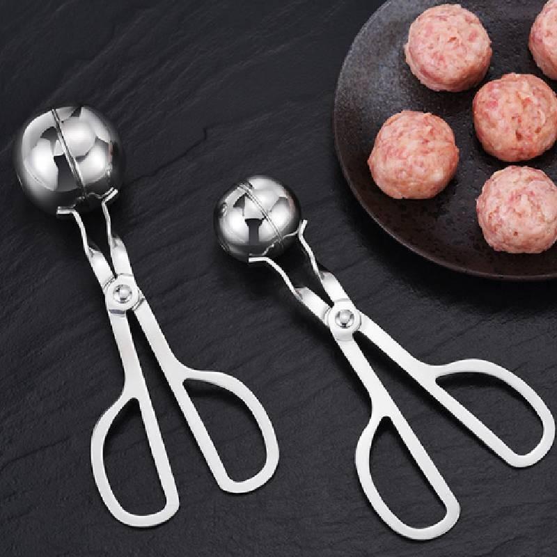 Premium 304 Edelstahl Fleischbällchenformer für müheloses Kochen zu Hause und Meal Prep