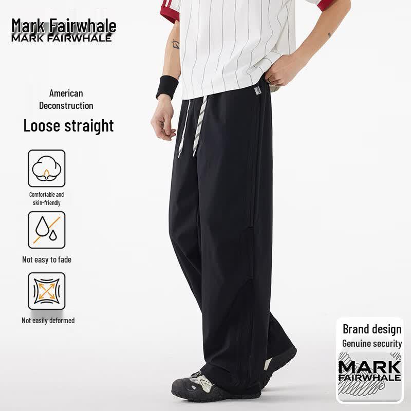 MARK FAIRWHALE Men s Loose Casual Parachute Pants M