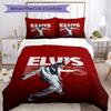 Elvis Presley Bettwäsche-Set Design für Spielzimmer Maschinenwaschbar Perfektes Geschenk für Freunde Familie