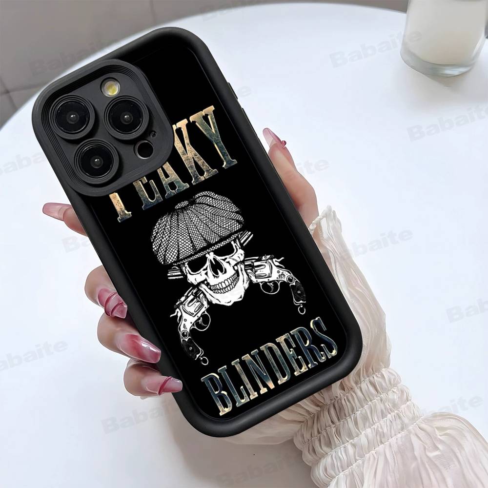 Movie P-Peaky-S B-Blinders Phone Case For IPhone 17 16 15 13 11 12 14 Pro Max Plus Silicone Cover Shell