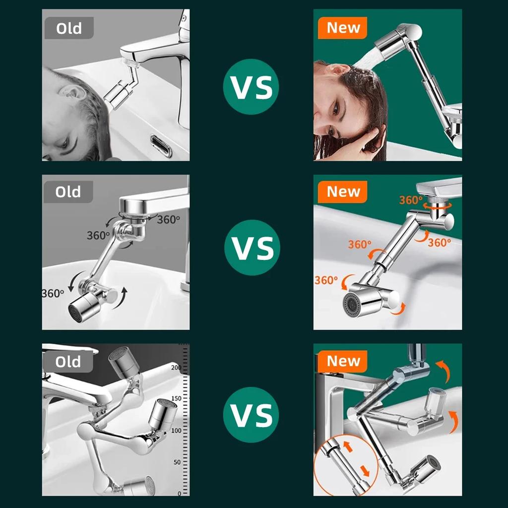 Kitchen Robots Anti-splash Bathroom Supplies Extender Nozzle Water Tap Nozzle Bathroom Faucet Filter Home Swivel Accessories