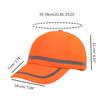 Baseball Cap Wide Brim Fluorescent Safety Hat Bright Color Adjustable Size Wide Brim Prevent Sunburn