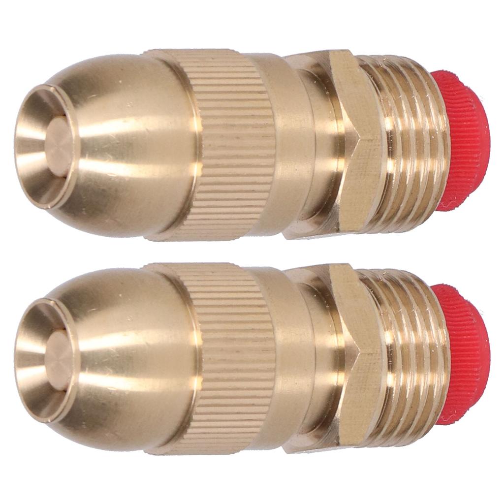 2Pcs Adjustable Watering Sprinkler G1 2 Male Thread Garden Lawn Brass Sprayer Nozzle