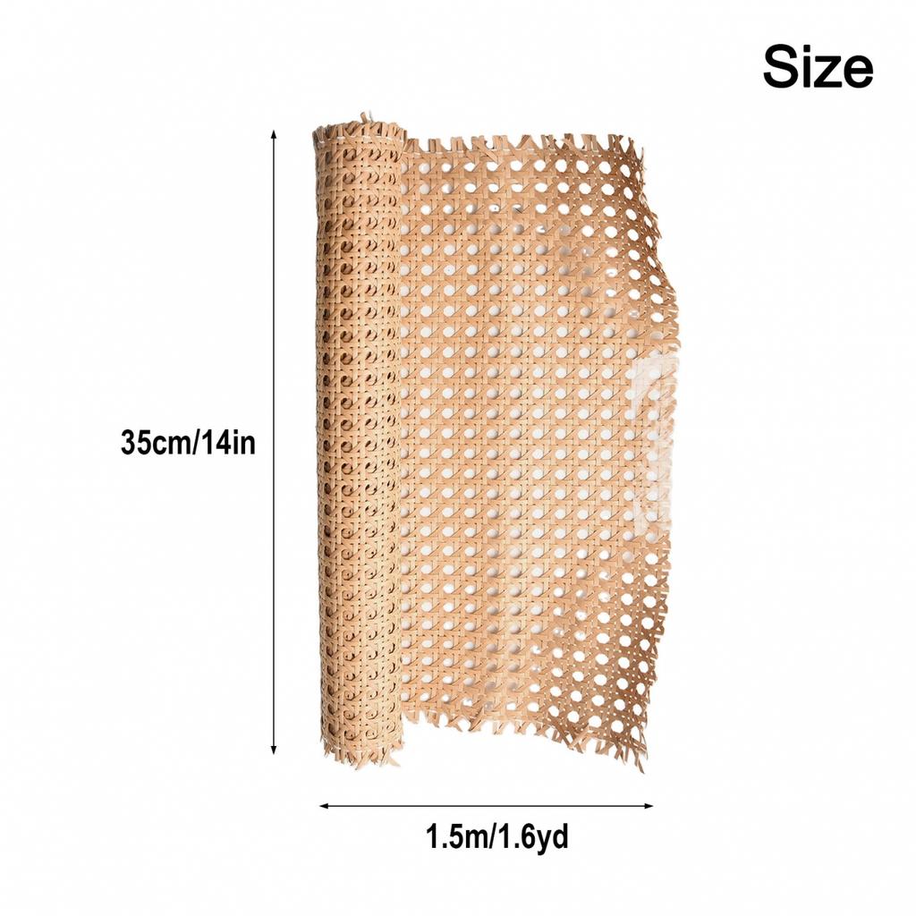 Cane Rattan Webbing Good Elasticity High Breathability Natural Texture