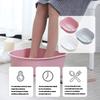 Soft Plastic Foot Bath Basins Ergonomic AntiSkid Texture Foot Bath Tub Ideal For Elderly Kids Family Easy To Clean