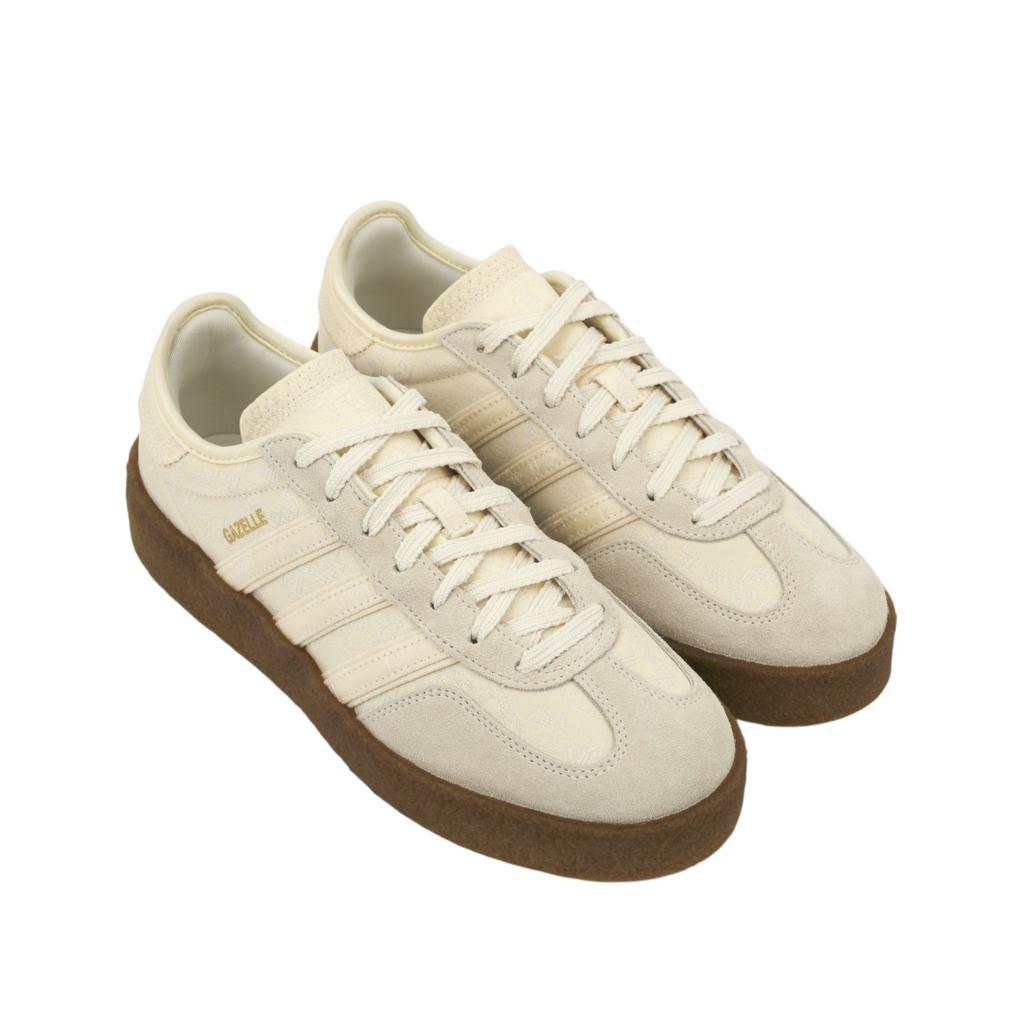 CLOT x adidas Gazelle Semelle Crêpe Pack - Baskets Unisexes Blanc Crème Core-White Or Métallique JR5410