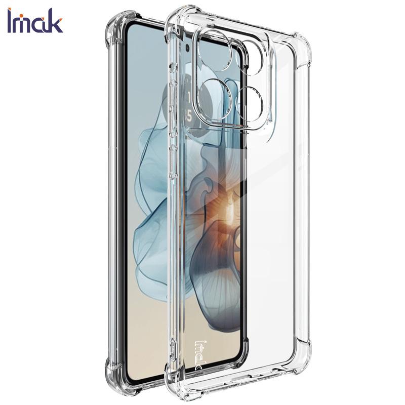 

Для Moto G Stylus 5G 2025 чехол для телефона IMAK ударопрочный мягкий чехол Moto G Stylus 5G 2025 прозрачный белый