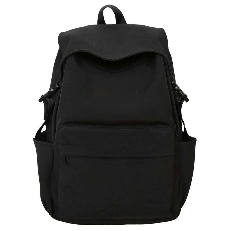 Einfarbig Schultasche College-Stil Männer Leichter wasserdichter Rucksack Frauen Klasse Pendlerrucksack