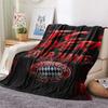 1PC Bayern Munich Fan Gear Custom Name Patterned Flannel Blanket Suitable For All Seasons For Home Decor Warmth And Comfort Gifts Holiday Present