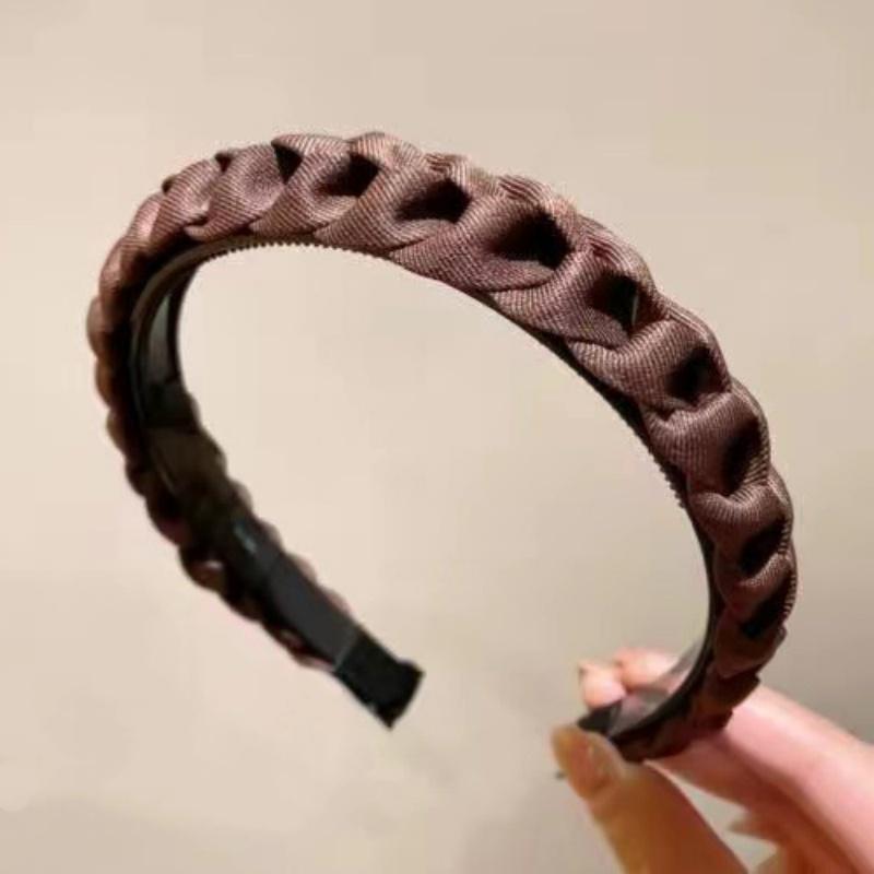 Headbands Style Simplicity Solid Color Weaving Pattern Womens Hair Accessories
