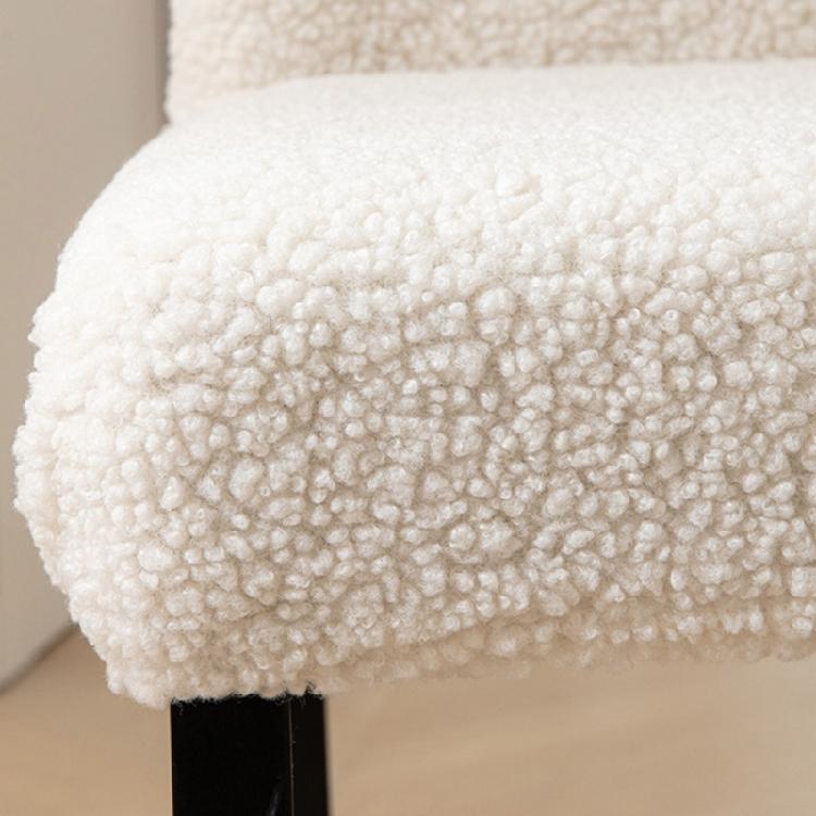 Thick Plushie Chair Covers Armless Chair Slipcover for Dining Room Seats Soft and Elegant Stretch For Autumn and Winter