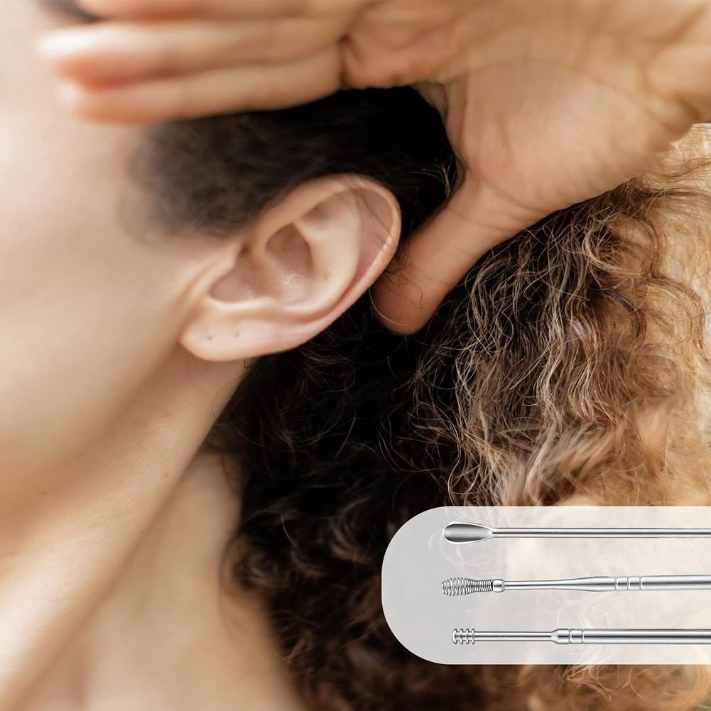 Kit Ear Cleaning 10.5*4*1cm 6PCS Earwax Removal Tool