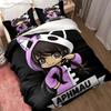 APHMAU Kawaii Aphmau Bedding Set Printed Bed Set With Pillowcase Bed Duvet Cover Soft Queen King Size Bedclothes Home Adult Boys