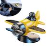 Aircraft Ornament Solar Energy Powered Rotating Propeller Automobile Interior Car Fighter Accessories Ornaments Pilot Decor X3O6