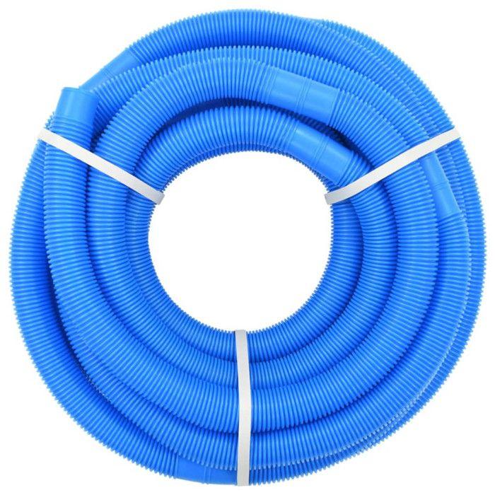 VidaXL Tuyau de piscine Bleu 32 mm 15,4 m