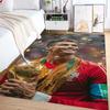 Dynamic Soccer Action carpet printing Doormat Bathroom mat Office chair cushion Art