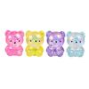Mini Glitter Bear Squeeze Toy Stress Relief Clear Bear Stress Sugar Ball Sensory Toy Soft Slow Rising Decompression Fidget Toy