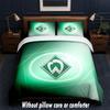 Werder Bremen Football Design Bed Bedding Set 1 Duvet Cover + 2 Pillowcases Soft Breathable Household Bed Linens