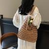 Fashion Crochet Straw Bag for Women Raffia Woven Tote Handbag New Hollow Clutch Beach Bag for Vacation Casual Totes CLE