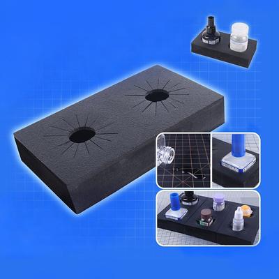 Glue Paint Bottle Universal Storage Base 2 Hole Anti-Tipping Storage Stand Model Tools Eva Material