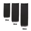 Seamless One-Piece Long Straight Hair Extension, 5-Clip, Ancient Costume Hanfu Style, Available in 60cm, 80cm, 100cm Lengths