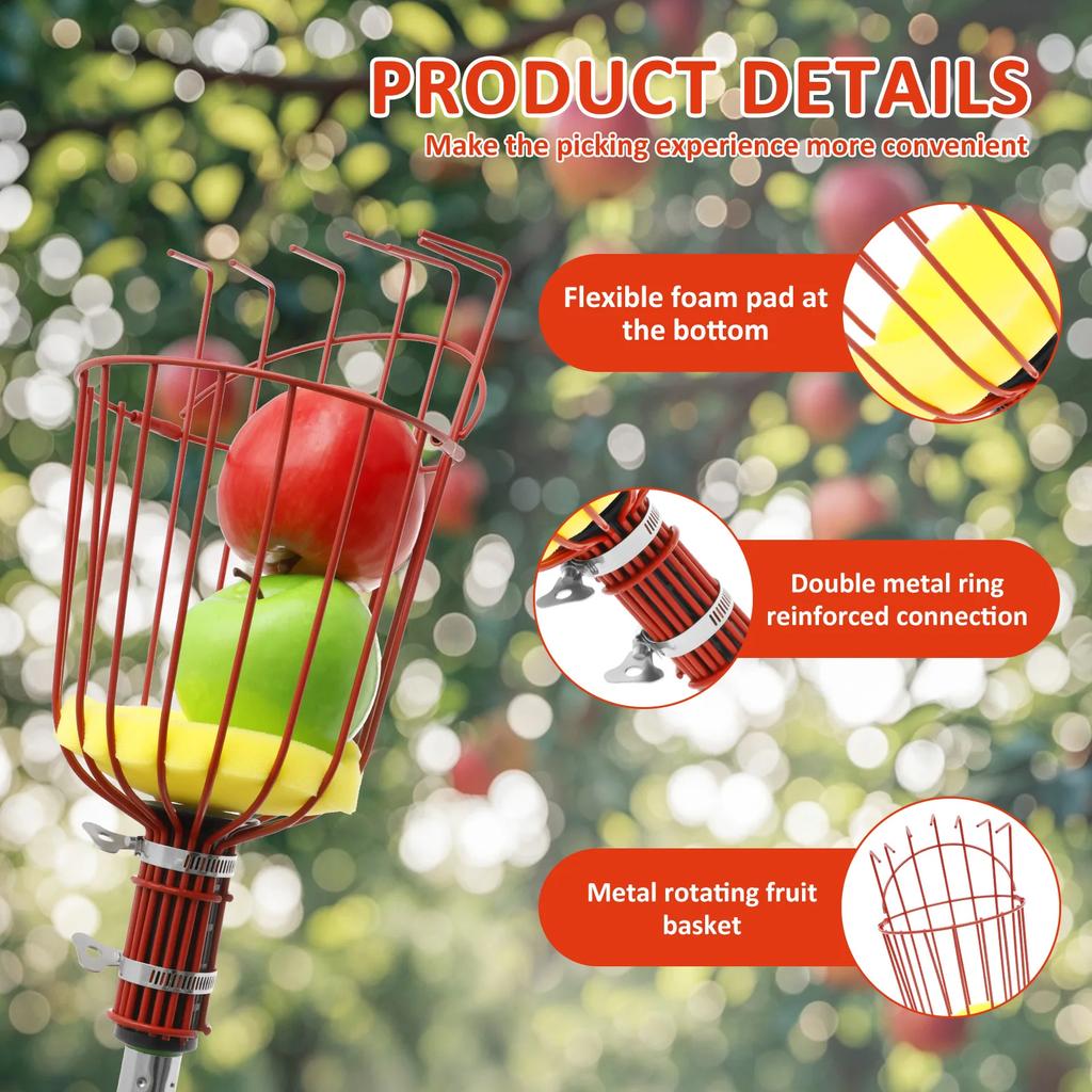 Fruit Picking Machine Fruit Collection Picking Catcher Device Is Practical And Convenient Fruit Picking Machine Gardening Tool