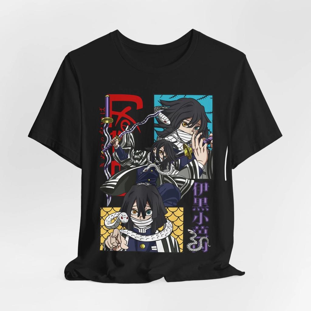 Obanai Iguro Anime Graphic Tee, Demon Slayer Shirt, Manga Fan Gift, Japanese