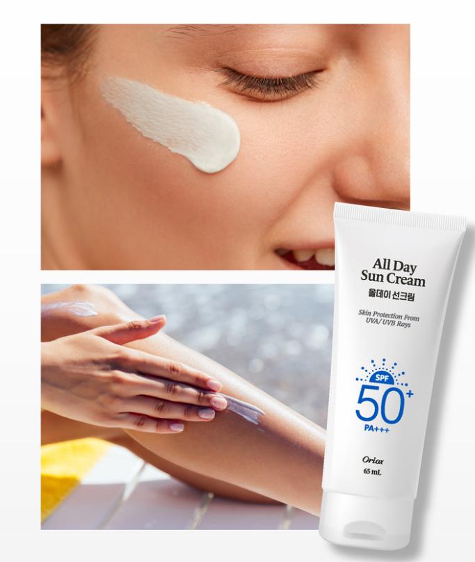 ORIOX All Day Sonnencreme Plus (LSF 50+, PA+++) 65 ml. (3 Optionen)