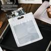 50pcs Sliced Toast Packaging Bag European Bread Transparent Handbag Bread Baking Bag Disposable Sweet Self-Sealing Bags